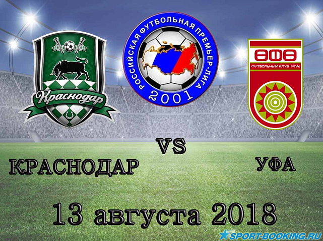 Уфа – Краснодар -13.08.2018