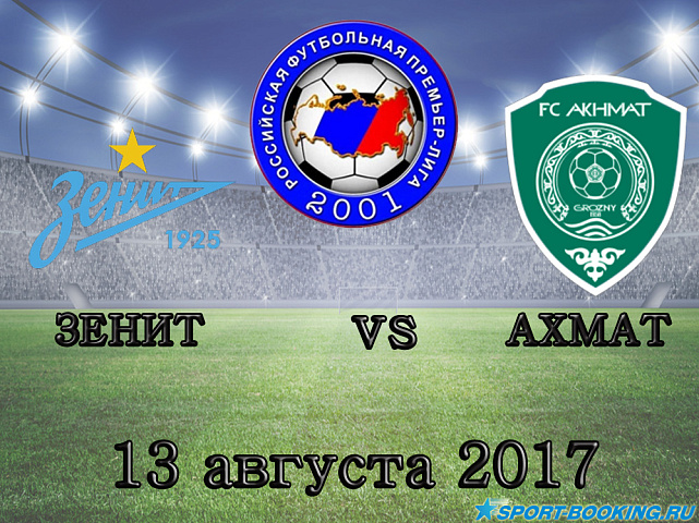 Зенит – Ахмат - 13.08.17