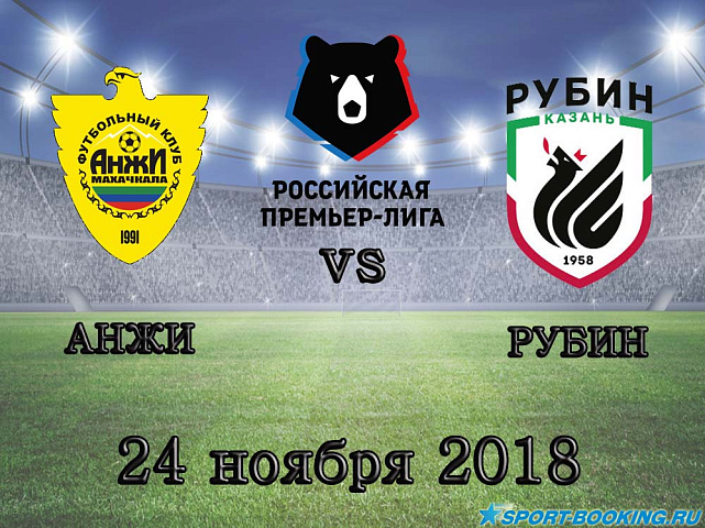 Анжи — Рубин - 24.11.2018